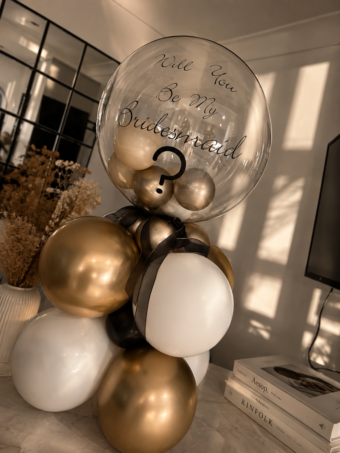 Balloon decoration for a celebration